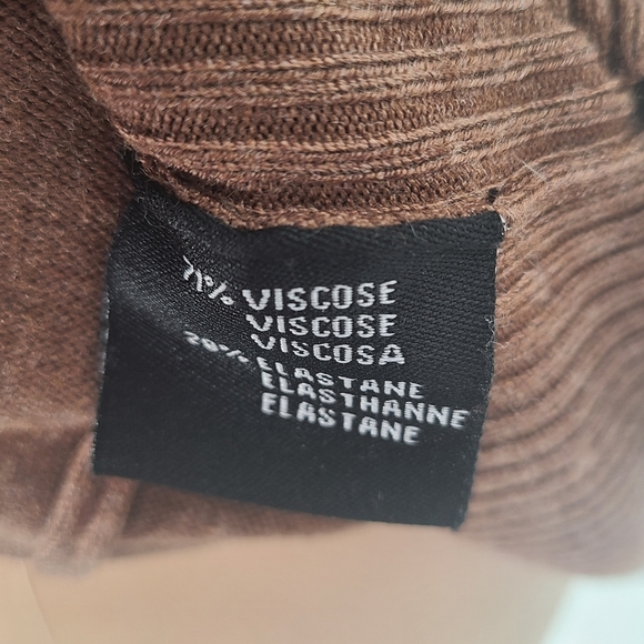 Women's JS Millenium Brown Sweater Dress Sz TU (One size fits all) - Picture 6 of 6